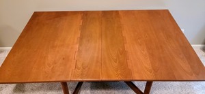 George Nelson for Herman Miller Walnut Gate Leg Dining Table