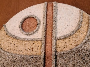 Vintage Sand Art Wall Hanging