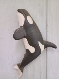 Ceramic Dolphin and Whale Wall Hangings