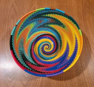 Colorful Woven Bowl