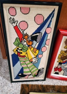 Framed Vintage Needlepoint