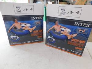 New Intex Inflatable River Run Connect Lounge