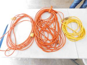 Three Extension Cords