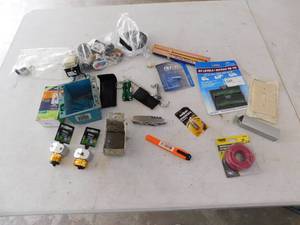Miscellaneous Batteries--Dorman Automotive 12 Gauge Wire--Switch Plates & Electrical Boxes--RV Levels