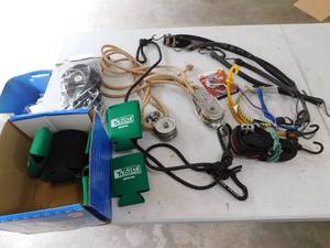 Miscellaneous Items--Rubber Tarp Straps-#05610 By Erickson--7 Can Coozies--An Assortment Of Bungy Straps, Etc.