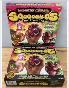 Lot of 2 SQUOOSH-OS DIY Stress Ball Toy Kits