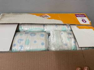 Case of UP and UP Diapers Size 6