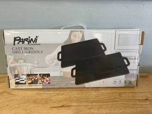 Parini Large Cast Iron Skillet Pan.