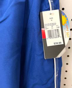 Mens Blue Swim Trucks Bottoms Size M.&nbsp Retails for $40