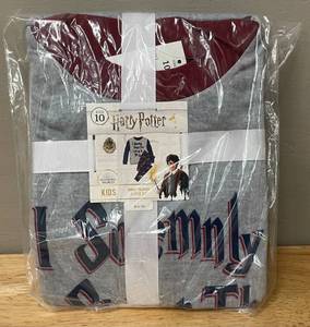 &nbspHarry Potter Boys 2pc Pajama Set Fleece Pants And Shirt Size 10