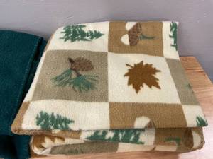 Lot of 6 Dog Blankets and Training Leash