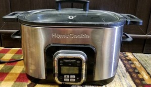 Home Cookin 3 in 1 Cooking System-Bake and Slow Cooker