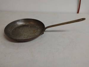 Vintage Williams Sonoma Villediu France Copper Frying Pan