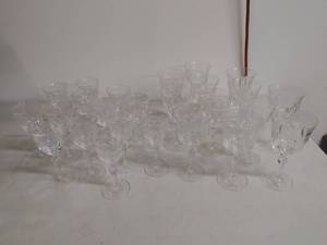 Collection of Crystal Stemware