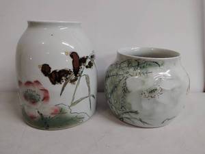 Two Asian-Style Pots