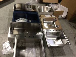 Mix lot of assorted Kitchen Sinks (various sizes & models) review pictures