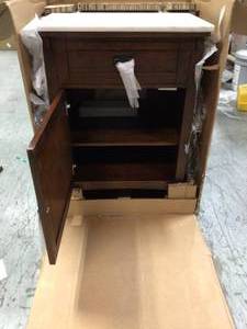 Artisan 26 in. W Vanity in Dark Oak review all pictures