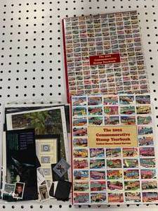 lot 24 image: 2002 USPS Hardcover Stamp Yearbook (Sold $65 Ebay)