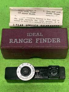 lot 46 image: Vintage Ideal Range Finder with Original Box, Instructions (Sold $50 Ebay)