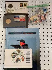 lot 64 image: First Day Covers & Bag of Stamps