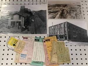 lot 65 image: Vintage Train Tickets & Old Photographs
