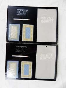 lot 62 image: Set of Two Vintage Hoyle Collection Bridge Sets