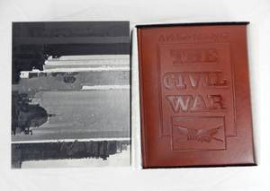 lot 88 image: Vintage 1988 Limited Edition The American Heritage Picture History of the Civil War Leather Bound Book