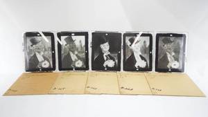 lot 90 image: Set of Vintage 1954 Clair Fry The Gay Philosopher - Pleasant Memories Glass Color Separation Plates