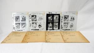 lot 93 image: Set of Vintage 1959 Gil Elvgren Pin Up Glass Color Separation Plates