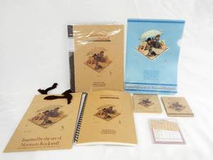 lot 160 image: Lot of Norman Rockwell Stationery Items