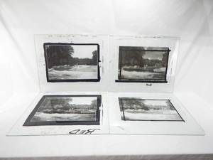 lot 111 image: Set of Vintage 1960 Rolling Waters Photograph Glass Color Separation Plates