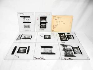 lot 124 image: Set of Vintage 1957 Scenic America Photograph Glass Color Separation Plates