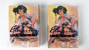 lot 180 image: Set of 2 Vintage Gil Elvgren Pin Ups Premium Collector Trading Card Packs
