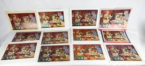 lot 202 image: Lot of Vintage Cassius Coolidge His Station and Four Aces Prints