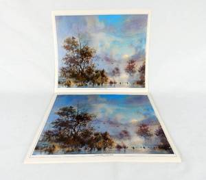 lot 206 image: Lot of 29 Vintage John Berkey Tranquil Dawn Prints