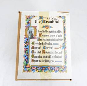 lot 188 image: Case of Vintage Katharine Lee Bates America The Beautiful Prints