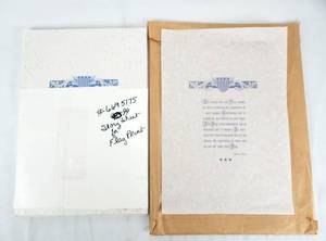 lot 196 image: Lot of 90 Vintage Old Glory American Flag Print Cover Sheets With Woodrow Wilson Quote