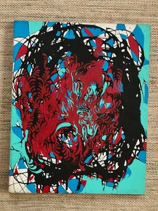 lot 13 image: Abstract Original Painting on Canvas