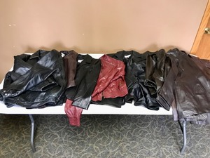 lot 46 image: Brand Name LeatherFaux Leather Jackets