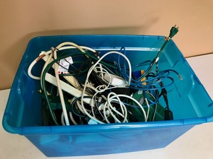 lot 65 image: Bin of Cords