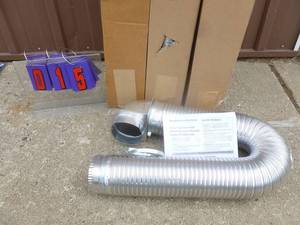 Qty of 3 8 UL dryer duct kits. As shown.
