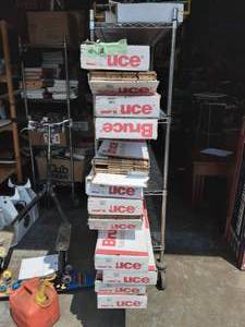 lot 11 image: 12-Boxes Of Bruce Hardwood Flooring #SHD2211 Solid Oak 34 X 2-14  20 Sq. Ft. Per Box