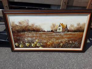 lot 23 image: Vintage Vanguard Studios Sofa Print 55x31