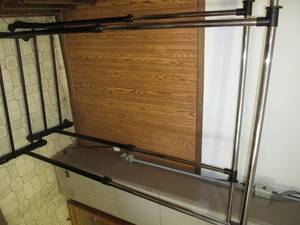 2 clothing racks...