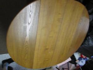 Solid wood antique dining table 4 f...