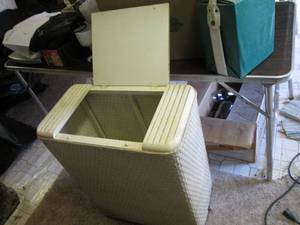 Vintage laundry hamper...