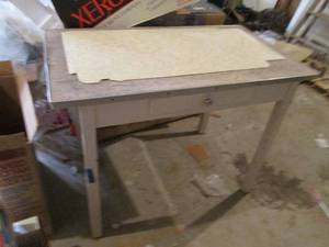 Vintage table 28 x 42 31 inches tal...