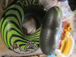 2 Intex water tubes...