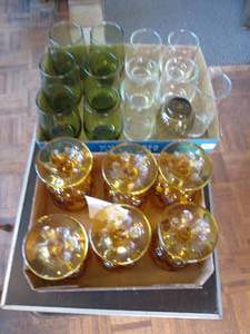 2 Flats of assorted glassware...