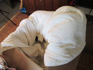 huge box stuffed with nice bedsprea...